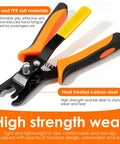 All In One Air Line Removal Tool Pliers with PP handles, heat-treated carbon steel for durability in automotive and industrial use