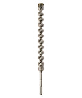 2 Inch Carbide Tipped SDS Max Masonry Drill Bit With Cross Tip And Wide Flute Four Cutting Points 2 Inch Diameter Ready For Deep Holes