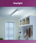 Ballast-Bypass LED T8 3-Foot Tube Light Bulbs, 1400 Lumen, 4000K Cool White in a room setup