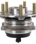 Front view of Rear Wheel Bearing And Hub Assembly For 2016 To 2020 Kia Sorento Fwd 2020 To 2023 Kia Telluride Fwd 2020 To 2022 Hyundai Palisade Fwd