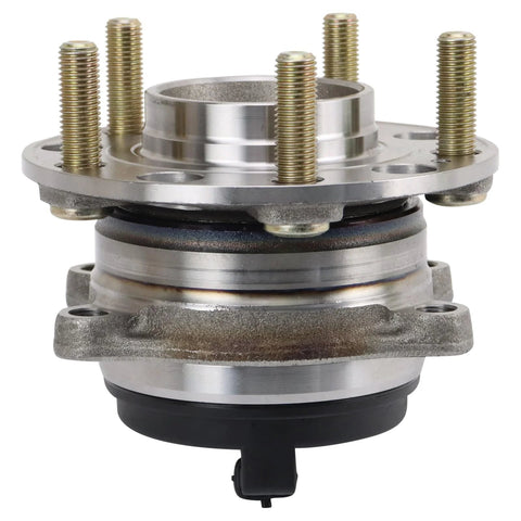 Front view of Rear Wheel Bearing And Hub Assembly For 2016 To 2020 Kia Sorento Fwd 2020 To 2023 Kia Telluride Fwd 2020 To 2022 Hyundai Palisade Fwd