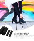 Womens Anti Slip Knee High Boot Grippers With Adjustable Elastic Bands Keep Em Locked In Place Non Slip Footwear Accessories for stylish heels.