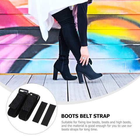 Womens Anti Slip Knee High Boot Grippers With Adjustable Elastic Bands Keep Em Locked In Place Non Slip Footwear Accessories for stylish heels.