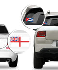 Right Facing Shark Shaped Diver Down Flag Sticker 2x6 Inch Vinyl Decal For Your Car Boat Or Laptop Peel And Stick Outdoor