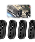 Adjustable Heavy Duty Exhaust Hanger Kit For Cars, Trucks, And SUVs, 12mm Hole, 4.25 Inch EPDM Universal Tailpipe Mounts, 4 Pack