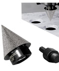 Diamond Beveling Chamfer Bit With M14 Hex Shank for Tile Marble Granite Porcelain 1 3 8 Inch Hole Enlarger and Edge Polisher
