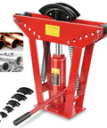 Heavy Duty 12 Ton Hydraulic Pipe Bender Tool For Copper Tubing And Steel, manual hand pump with roller dies.