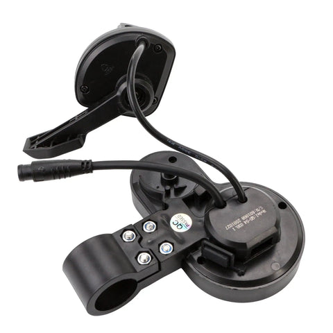 Electric Scooter Throttle With LCD Display 36 To 60V Panel Dope Power Mode And Speed Gear Compatible With Zero 8 9 10 8X 10X QS S4 Controller Twist Throttler 6 Pin Kit Display Parts