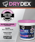 DryDex Dry Time Indicator Spackling container showing pink-to-white color change feature for interior and exterior surfaces, 32 oz.