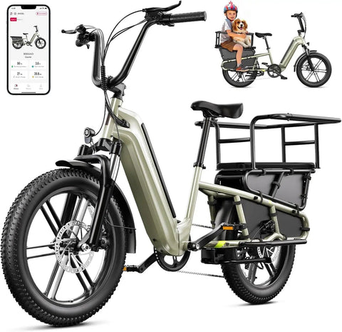 electric bicycle with baby seat Euybike Child euybike Easy rack Commuting together: electric bikes with