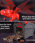 Hands On Robotic Dragon Coin Bank Kit For Kids 8 Plus Learn Circuits Gears And Engineering, dragon flaps wings with coin