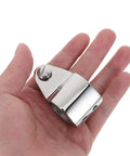 Stainless Steel Bimini Top Ball Cap For 25mm Tubes Marine Boat Hardware Easy Install No Fuss Mounting For Deck And Umbrella Shaft On Floating Docks And Yacht Canopy With Quick Release Eye End, hand-held