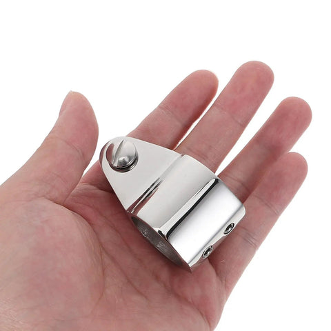 Stainless Steel Bimini Top Ball Cap For 25mm Tubes Marine Boat Hardware Easy Install No Fuss Mounting For Deck And Umbrella Shaft On Floating Docks And Yacht Canopy With Quick Release Eye End, hand-held