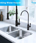 Oil Rubbed Bronze Water Drinking Faucet For Filtration Systems in kitchen sink setup