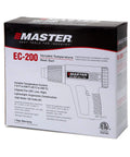 Box of EC200 Variable Temperature Heat Gun 120V 1200W Hot Air Tool featuring product image and specifications.