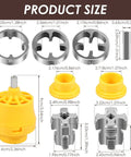 Turn Your Drill Into A Fast PVC Pipe Threading Pro With This Easy Thread Maker Kit It Includes Three Dies For One Half Inch