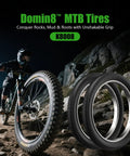 2 Pack Mountain Bike Tires 26x1.95 Folding Replacement With 2 Inner Tubes And Levers Puncture Resistant in rugged terrain