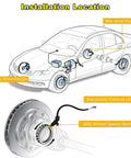 Installation diagram for Rear ABS Wheel Speed Sensor Left And Right For Jeep Wrangler 2007 To 2017 And Liberty 2008 To 2012 And Dodge Nitro 2007 To 2011