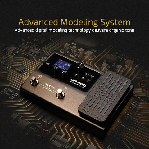 GP 100 Guitar And Bass Amp Modeling Rig With IR Cabinets, 140 Built In Effects, features advanced modeling system.