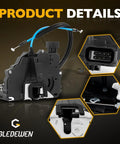 Rear Cargo Door Latch Lock Actuator With Cable for 2014 to 2018 RAM ProMaster 1500 2500 3500, shown with close-up details
