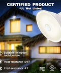 Outdoor Flood Light Bulbs Motion Activated PAR38 LED With Dusk To Dawn Sensor Waterproof Weather Resistant Porch Lights 3000K Warm White 1500 Lumens Energy Saving No Fuss Setup 4 Pack, illuminated near house