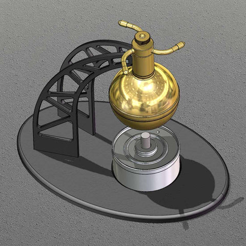 Hands On Steam Engine Model Kit For History Buffs And Science Geeks A Metal Hero Engine Ball Model Build Kit Great Gift For Collectors And Hobbyists Kit Version, brass engine