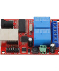 Industrial Ethernet 2 Way Relay Board Delay Switch Controller Module With STC Chip DC 5V To 24V, red circuit design
