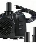Submersible Water Pump Ultra Quiet 200 GPH Fountain Pump With Overheating Protection 5.2 Ft High Lift For Fish Tank Pond Aquarium
