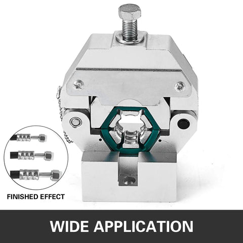 Front view of the Hydra-Krimp Manual AC Hose Crimper Kit For One-Man Operation, lightweight compact tool with die inserts.