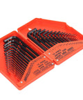 The Ultimate 30 Piece Hex Wrench Set Made From Tough 45 Steel, Featuring Inch And Metric Key Sizes For Any Home Fixer Upper Job Or Furniture Build Without Breaking A Sweat. Orange case with 15-piece inch and metric long-arm hex key sets