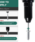 Instructions on using the 210 Piece Blind Rivet Kit Eight Sizes 1 Eighth And 3 Sixteenths Inch With Aluminum Grip And Steel Mandrel.