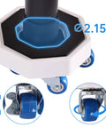 Close-up of Heavy Duty Furniture Sliders And Moving Dollies With Wheels 4 Pack showing 2.15 inch wheels and reinforced design.