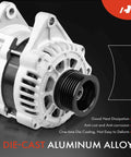 Alternator For Chevrolet Sonic 2012 2013 2014 2015 2016 2017 2018 L4 1.8L 12V 100A Clockwise Rotation 6 Groove Pulley