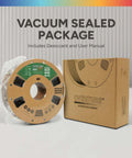 High-Strength ABS 1.75mm Filament For 3D Printers, Heat Resistant And Low Warping Black 1kg Spool with packaging