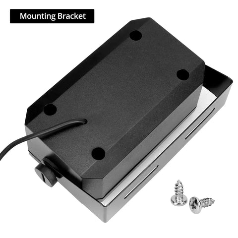 Two Pack 5W External Speaker For Ham Radio CB And Scanners Mounting Bracket with Screws, Compact Black Build