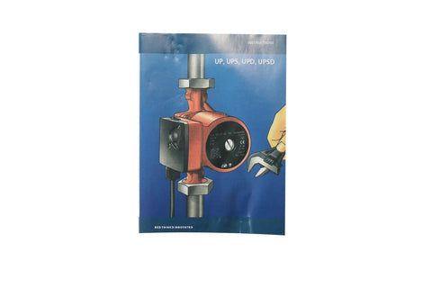 1/12 HP Single Phase Water Circulator Pump Replacement for Grundfos UP15-29SF installed with tools for hydronic heating.