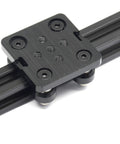 10 Pack POM Small V Shape Pulley Wheel With 5mm Bore Double Bearing on 2020 Series Aluminum Extrusion for 3D Printers and CNC Machines