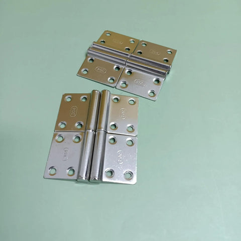 Stainless Steel Folding Butt Hinge 2 Inch For Cabinets Windows And Gift Boxes, durable corrosion resistant set, 10 pack