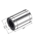 Tough As Nails Lm10uu Linear Ball Bearings With 10mm Bore 19mm Od 29mm Length Nickel Plated Chrome Steel Double Sealed