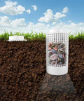 Installed Underground Worm Compost Bin For Gardens And Home Use With 110 160 Hole Design, 2 Gallon Capacity