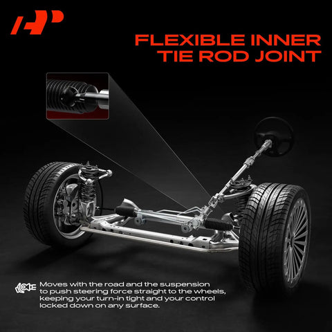 Hydraulic Power Steering Rack And Pinion For Honda Accord 2003 2007 And Acura TL 2004 2008 Left Hand Drive with inner tie rod close-up
