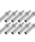 Honda Gas Cap Pin Kit 10 Pcs With Alloy Guide Dowel And Spring Holder For Motorcycle Fuel Tank Alignment And Cap Repair Quick Install Fuel Cap Pins For Easy Tank Alignment, 10 alloy pins