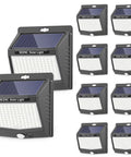 10 Pack Solar Motion Security Lights Outdoors With 3 Lighting Modes Ultra Bright Wireless Wall Lights for Patio Garden