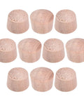 Wood Button Top Plugs Seven Sixteenths Inch Hardwood Plugs For Craft And Woodworking, Nine Twenty Fifths Inch Height, 50 Piece Pack