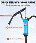 Straight Up Dead Simple Lever Action Drum Pump fits 5 to 55 gallon barrels, features carbon steel with chrome plating.