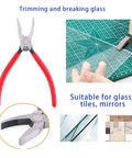 Glass Cutting Tools Set For DIY Projects Glass Cutter Kit With Running Pliers And Breaking Pliers Stained Glass Tools