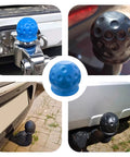 2 Inch Rubber Trailer Ball Cover 2 Pack Waterproof Towing Hitch Ball Protector Dustproof Sleeve Universal Fit For Truck RV Trailer