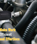 360 Rotatable Socket Adapter Set in use on automotive part with drill, showcasing heavy-duty and impact-grade.