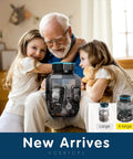 Oversized Piggy Bank For Adults And Kids With Digital Coin Counter, displayed in cozy family setting