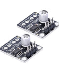 3.6A DC PWM Motor Driver Module With H Bridge For Small Machines, dual modules showing capacitors, chipsets, and pin headers.